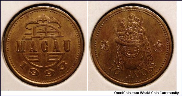 Macau 10 avos.
1993