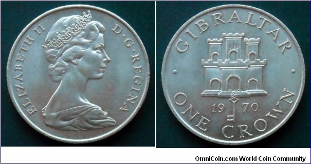 Gibraltar 1 crown.
1970