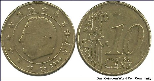 EU-Belgium 10 Eurocent 2004