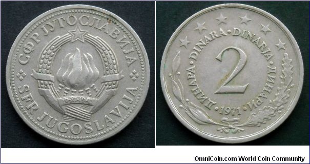Yugoslavia 2 dinara.
1971 (III)