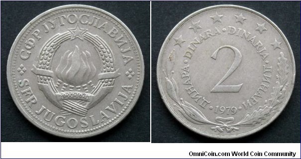 Yugoslavia 2 dinara.
1979 (II)