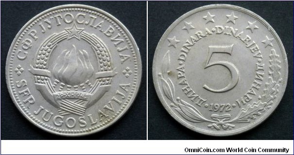 Yugoslavia 5 dinara.
1972 (IV)