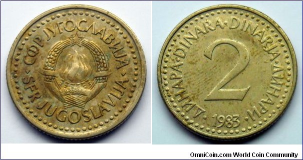 Yugoslavia 2 dinara.
1983 (II)