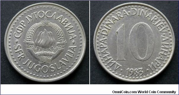 Yugoslavia 10 dinara.
1983 (II)