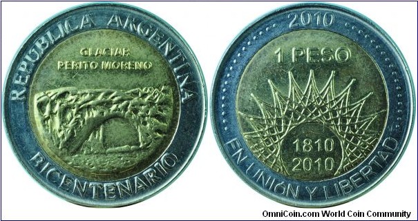 Argentina1Peso-GlaciarPeritoMoreno-km160-2010