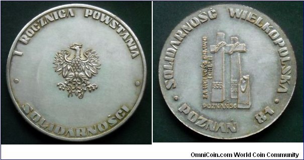Polish medal commemorating the First Anniversary of 