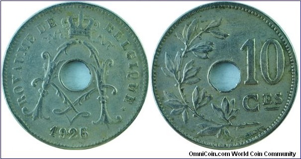 Belgium10Centimes-km85-1926