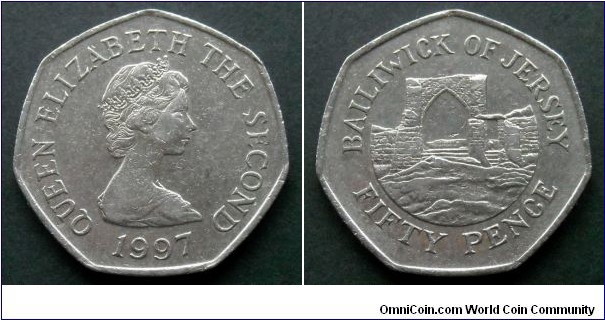 Jersey 50 pence.
1997 (II)