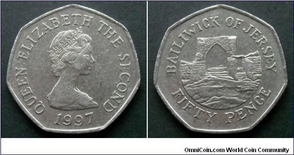 Jersey 50 pence.
1997 (II)