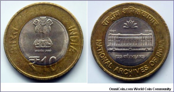 India 10 rupees.
2016, National Archives of India.
