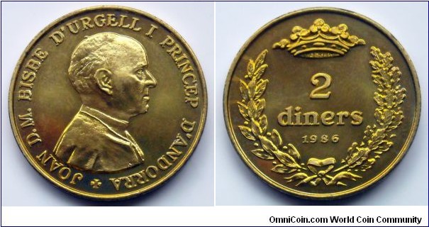 Andorra 2 diners.
1986