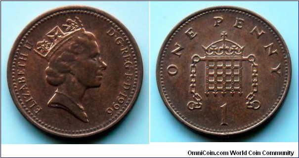 1 penny.
1996