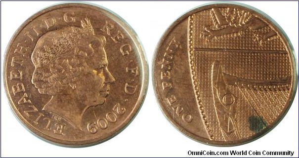 UK 1Penny-km1107-2009