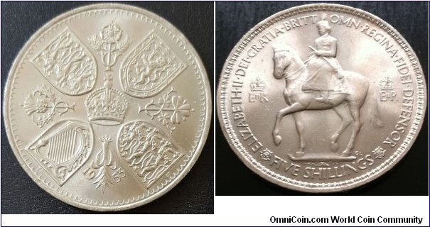Elizabeth II Coronation 5 Shillings
