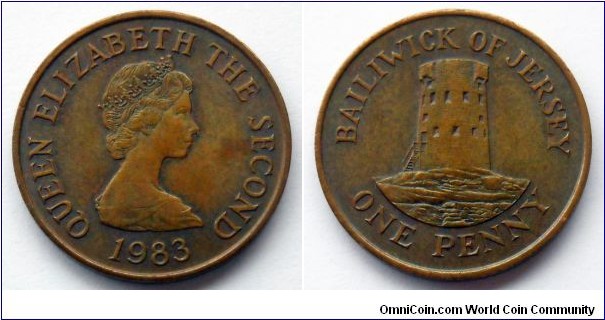 Jersey 1 penny. 1983
