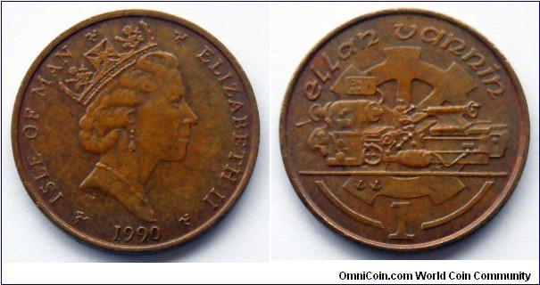 Isle of Man 1 penny.
1990
