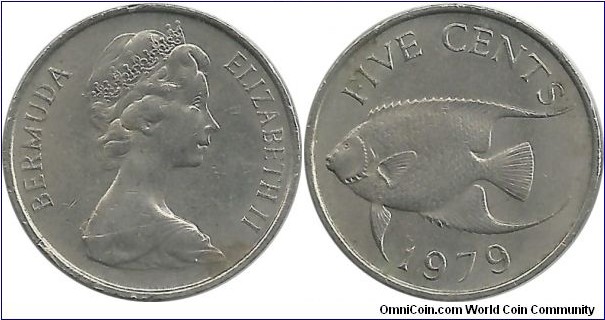 Bermuda 5 Cents 1979