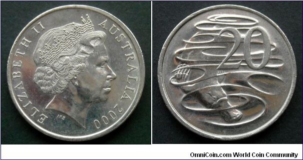 Australia 20 cents.
2000