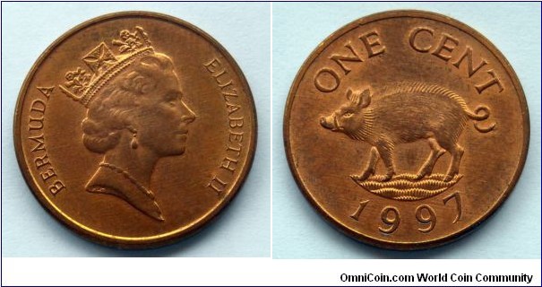 Bermuda 1 cent.
1997