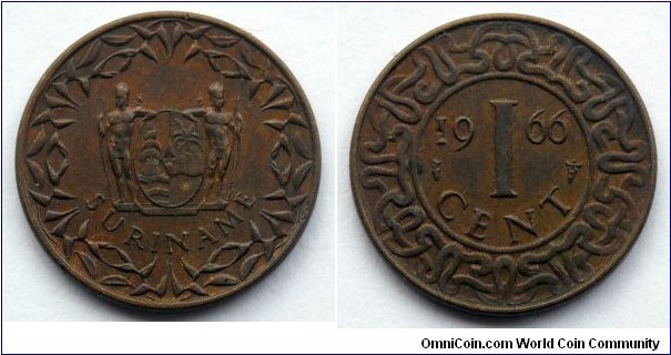Suriname 1 cent.
1966