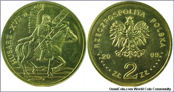 Poland2Zlote-17thCenturyHussar-y670-2009