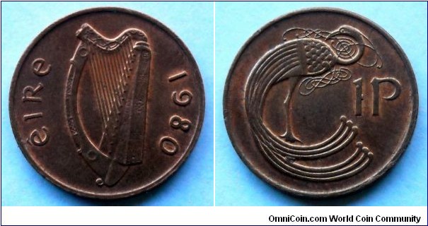 Ireland 1 penny.
1980