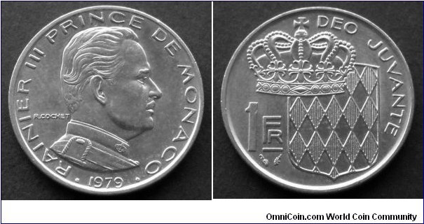 Monaco 1 franc.
1979 (II)