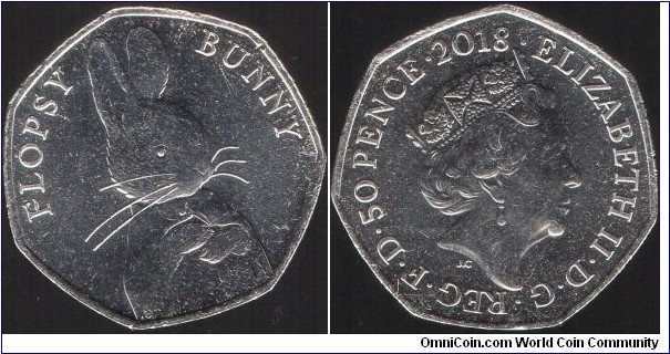 50p Beatrix Potter's Flopsy Bunny