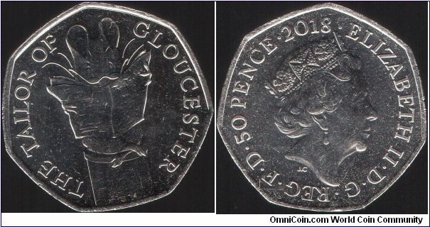50p Beatrix Potter's The Tailor of Gloucester