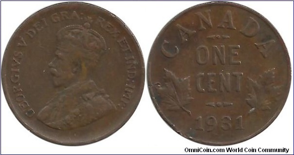 Canada 1 Cent 1931