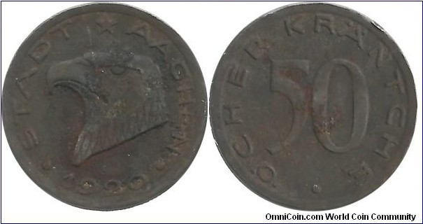 Germany-Stadt Aachen 50 Pfennig 1920 (Notgeld)