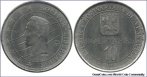 Venezuela-BR 10 Bolivares 2016