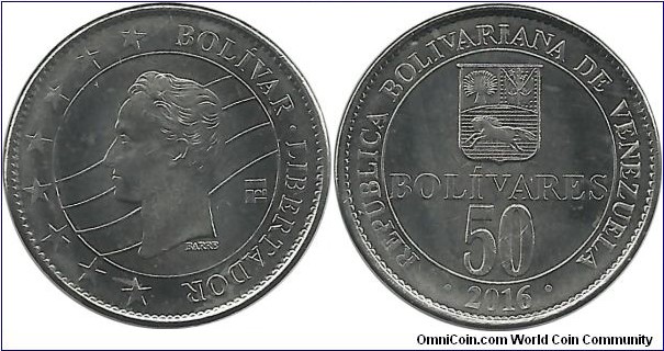 Venezuela-BR 50 Bolivares 2016