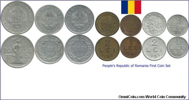 Romania-PR First Coin Set