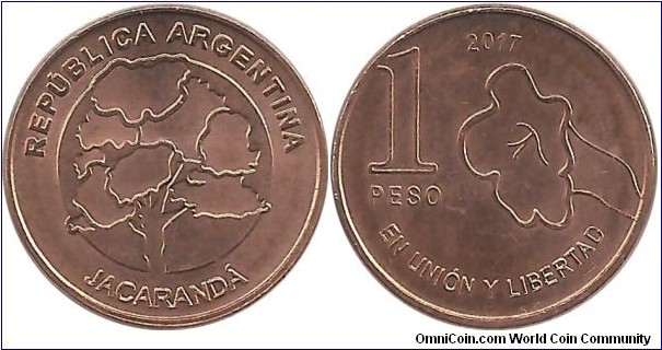 Argentina 1 Peso 2017