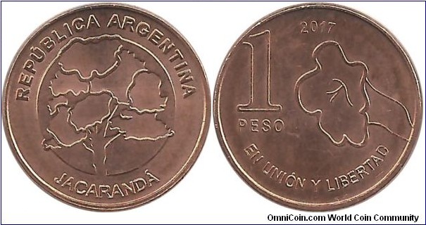 Argentina 1 Peso 2017