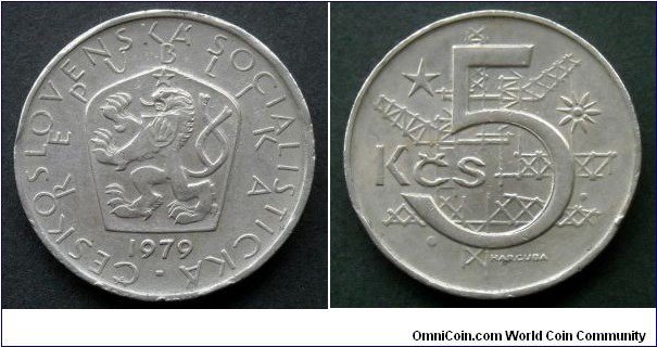 Czechoslovakia 5 korun. 1979 (II)