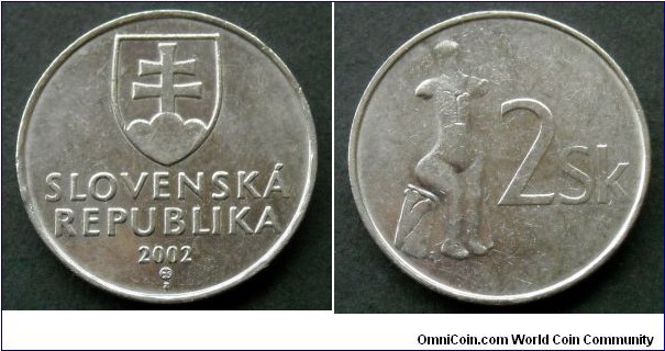 Slovakia 2 koruny.
2002