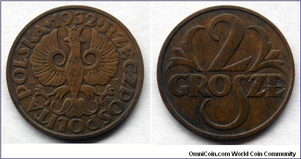 Poland 2 grosze.
1932