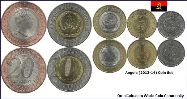 Angola (2012-14) Coin Set