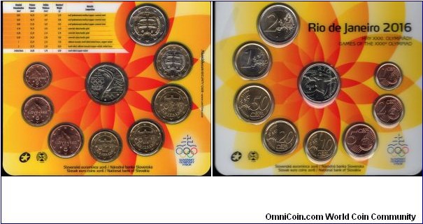 Brazil Summer Olympics XXXI Euro set 