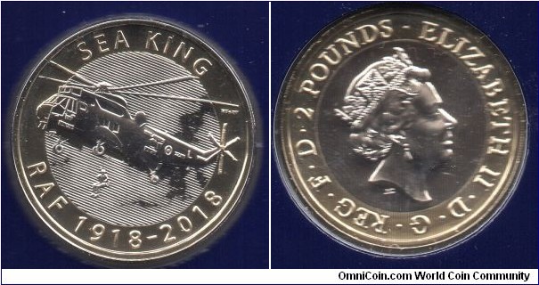 £2 RAF Centenary Sea King
