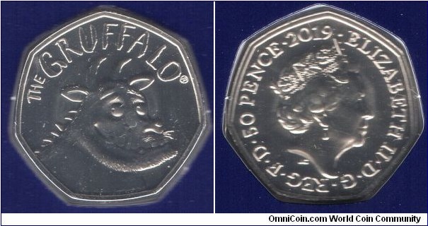 50p 20th Anniversary of the Gruffalo