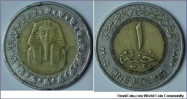 1st edition of one pound coin
