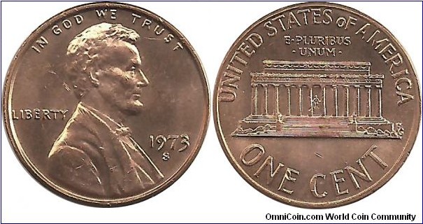 USA One Cent 1973S