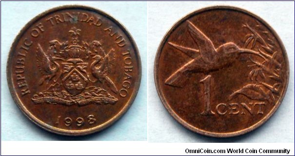 Trinidad and Tobago 1 cent. 1998