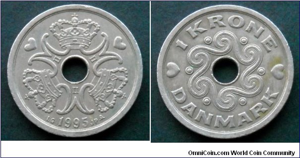 Denmark 1 krone.
1995 (II)