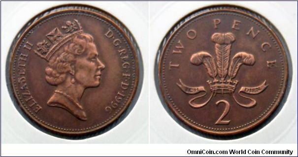 2 pence. 1996