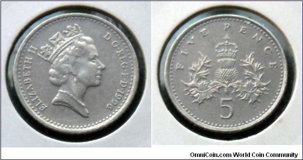 5 pence. 1996
