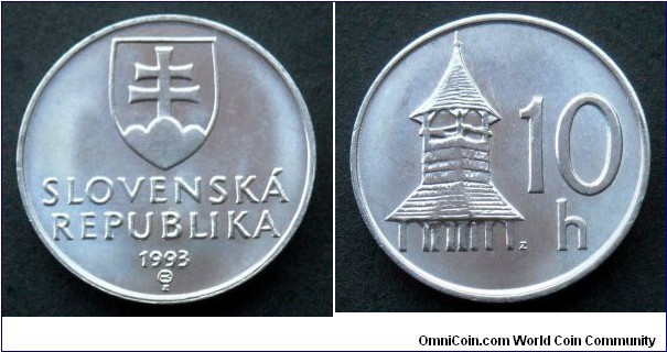 Slovakia 10 halierov.
1993 (II)